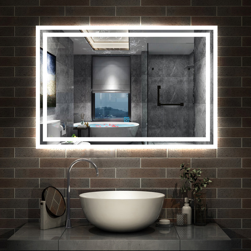 Brelle Mirror, 60cm H x 70cm W