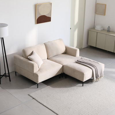 Canapé 71 po avec tabouret 1 pièce
