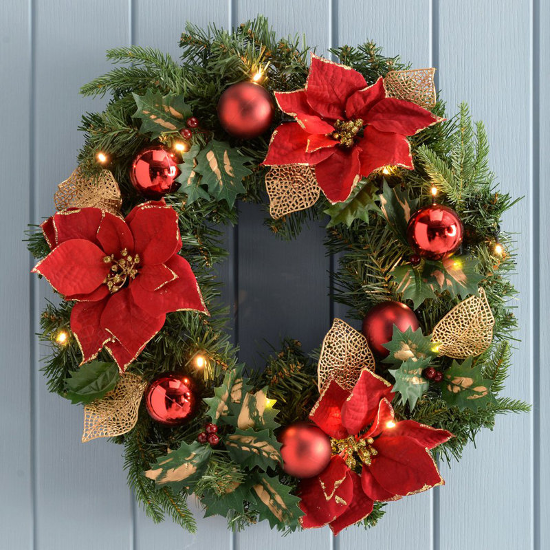 Lighted 60cm Wreath