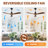 52" 3-Solid-Blade Smart Solid Wood Ceiling Fan Without Light-585287195