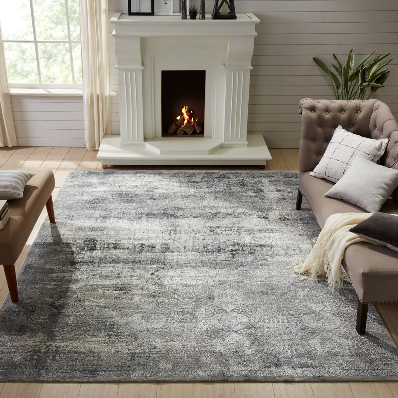 Synthetic Indoor Rug, Rectangle 5' x 7'