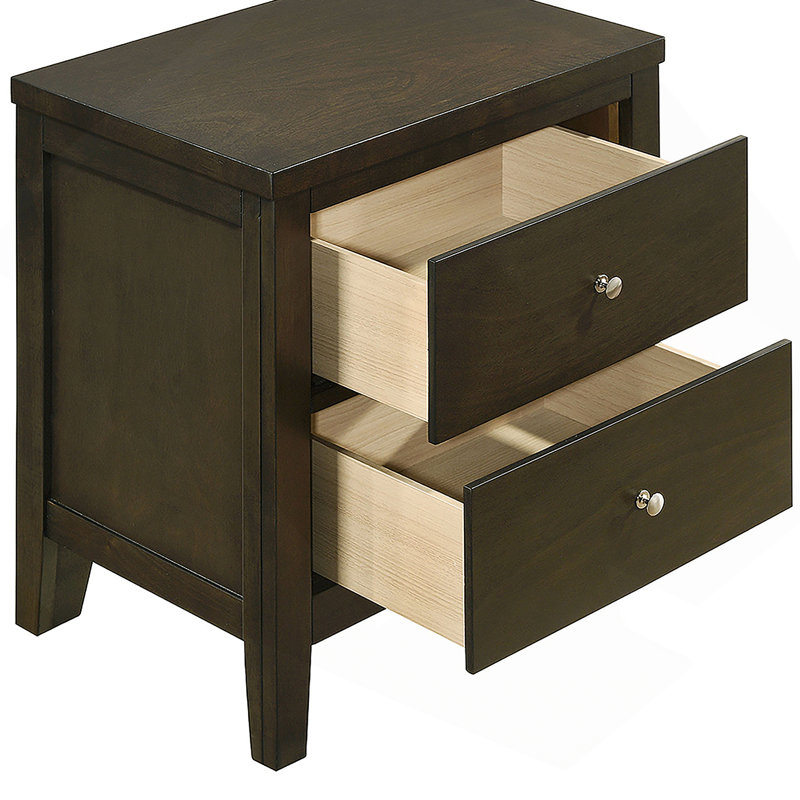 Table de chevet 2 tiroirs Clement