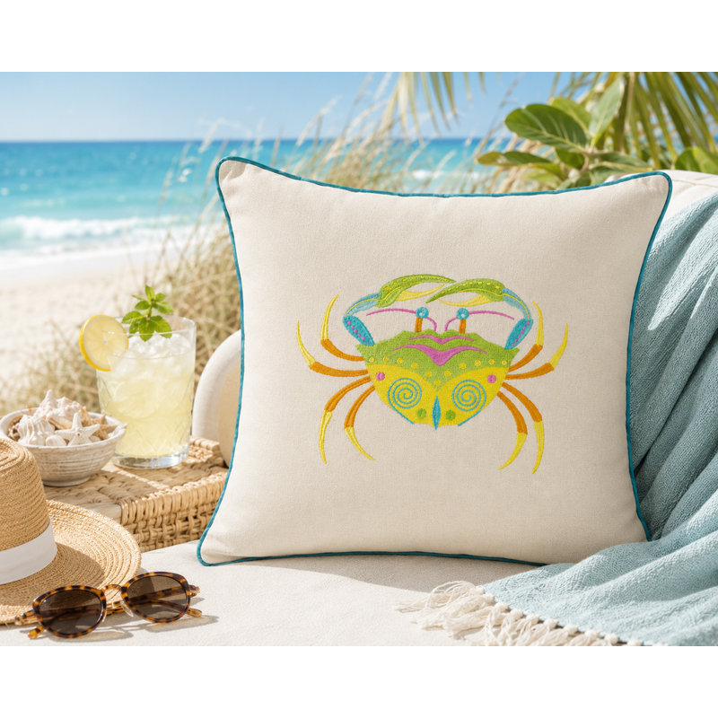 Coussin crabe Archipelago, Plumes