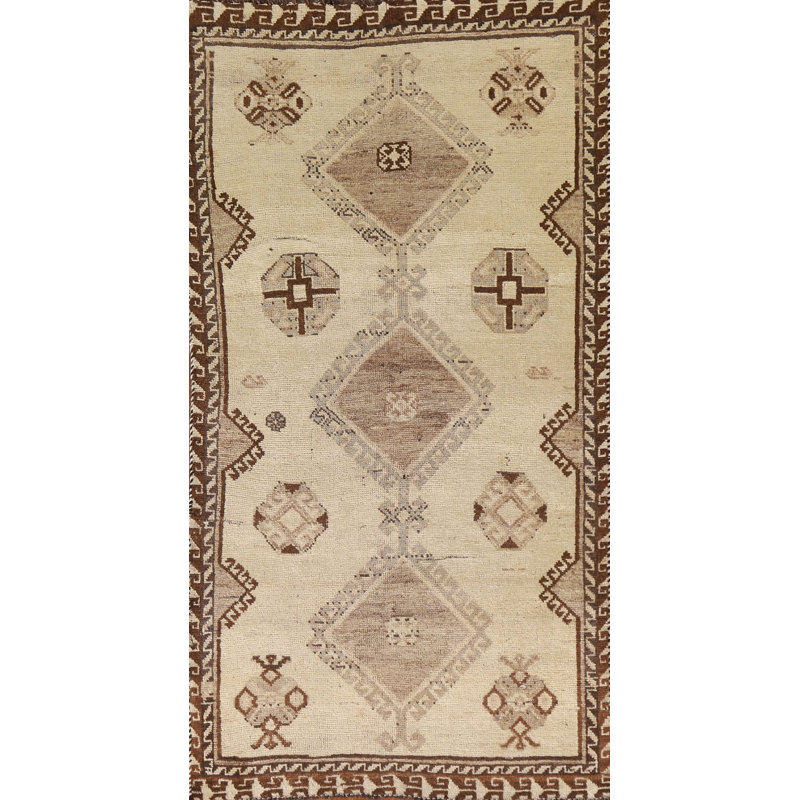 Tapis géométrique Gabbeh 3x6
