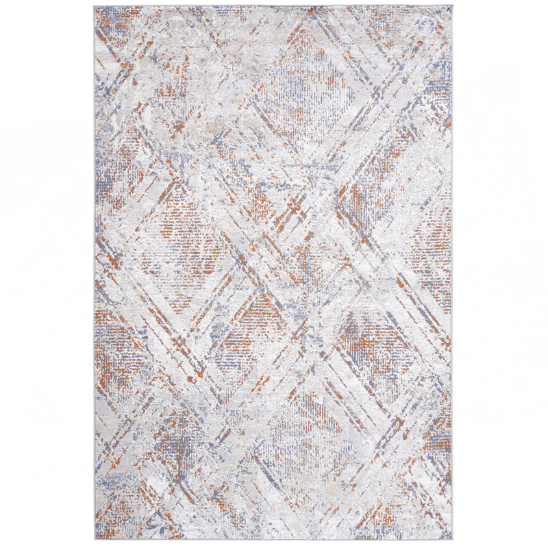 Collection Beige /Geometric Non-Shedding Living Room Bedroom Dining Home Office Stylish And Stain Resistant Area Rug