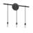 Suspenders Aluminium LED Armed Sconce