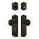 Nostalgic Warehouse Meadows Entry Set with Egg & Dart Knob