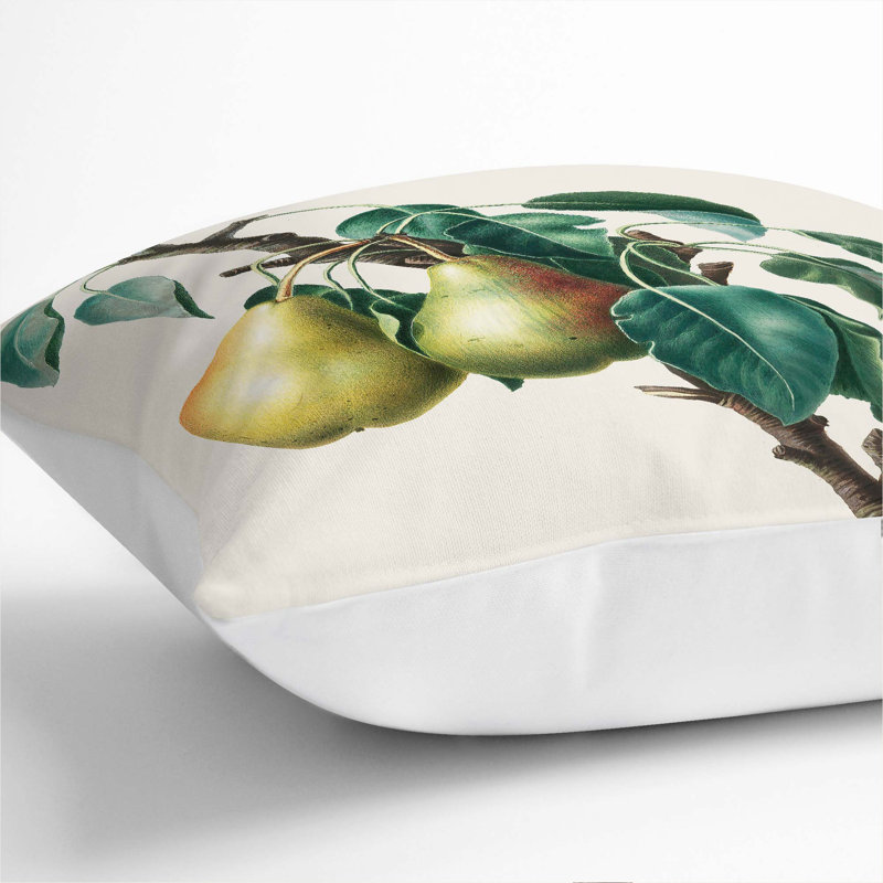 Square Throw Cushion, White, 55cm H x 55cm W x 20cm D