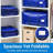 Large Moving Bags Heavy Duty, Reusable Storage Bags With Zippers & Handles, Extra-Large Packing Bags For Moving Boxes, Clothes, Bedding, Holiday Décor & Home Storage, 6 Pack（Deep Blue）-536500574