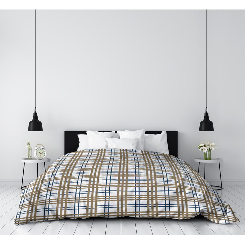 Housse de couette en microfibre Houston, Housse de couette pour grand lit, Polyester brossé