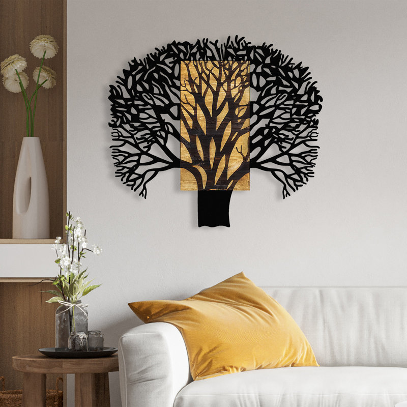 Décoration murale en bois