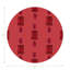 Sous-verres ronds en cuir Gem Rubys Crimson Vegan-119014996