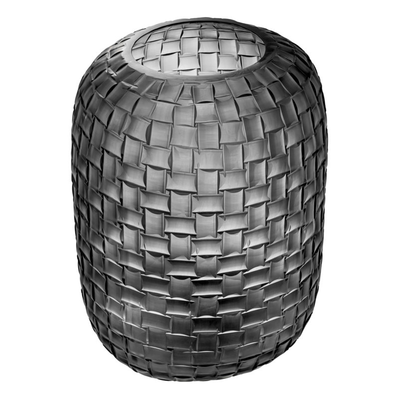 Vase Varese L Frosted, Gray