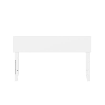 Daurice Solid Wood Panel Headboard with Attachable Device Charger by Harriet Bee