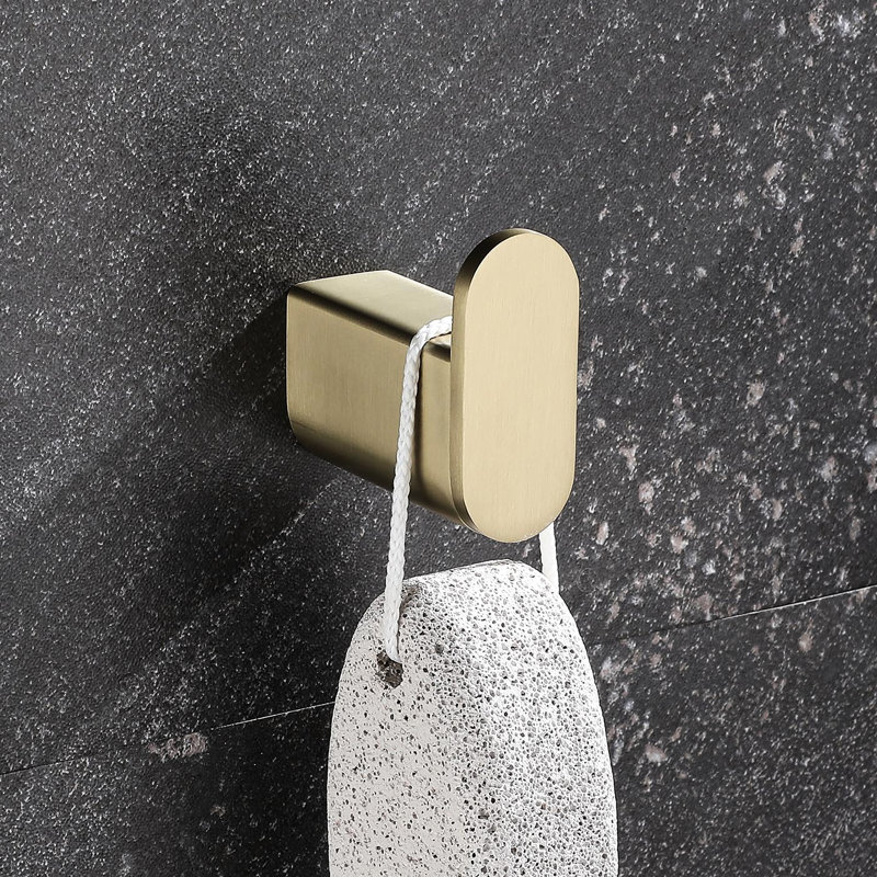 Bathroom Hardware (5 Pieces) - 304, Rust- Assurance, Modern Concept, Easy Installation For Various Rooms, All Mounting Accessories, Brushed Gold 5 304 , Scratch- Build, Appeal, Spaces, Finish