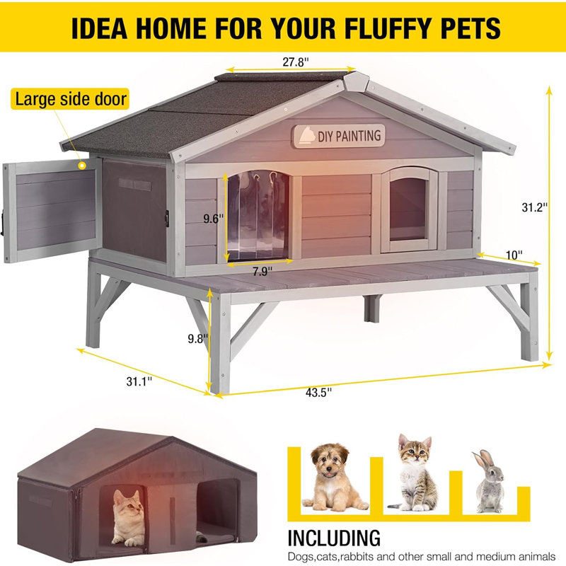 Insulated Cat House