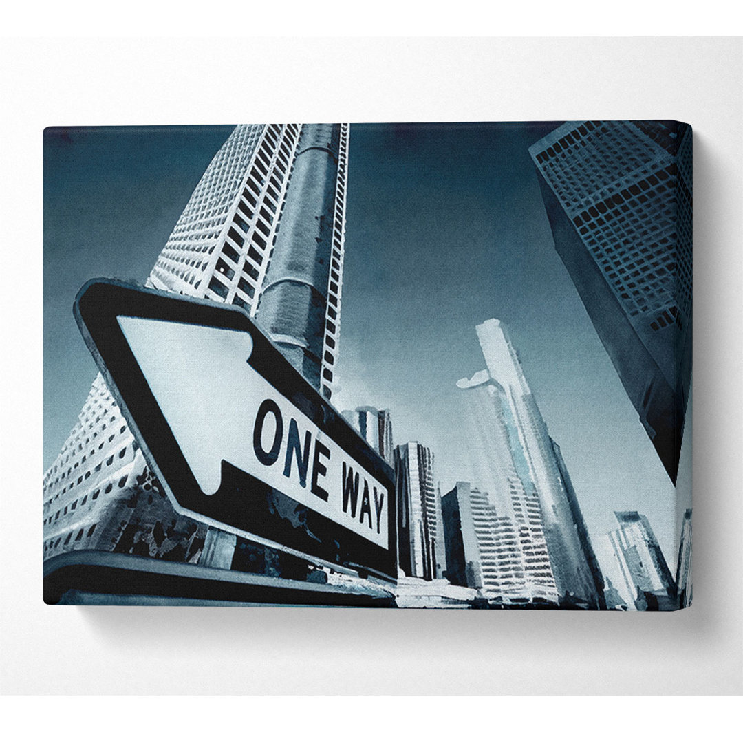 Los Angeles One Way - Kunstdrucke auf Leinwand