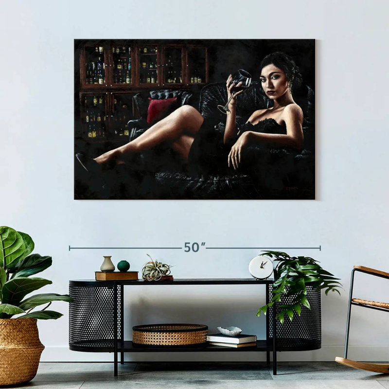 Leisha After Dinner, 32" H x 48" W