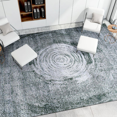 Tapis rectangulaire noué à la main