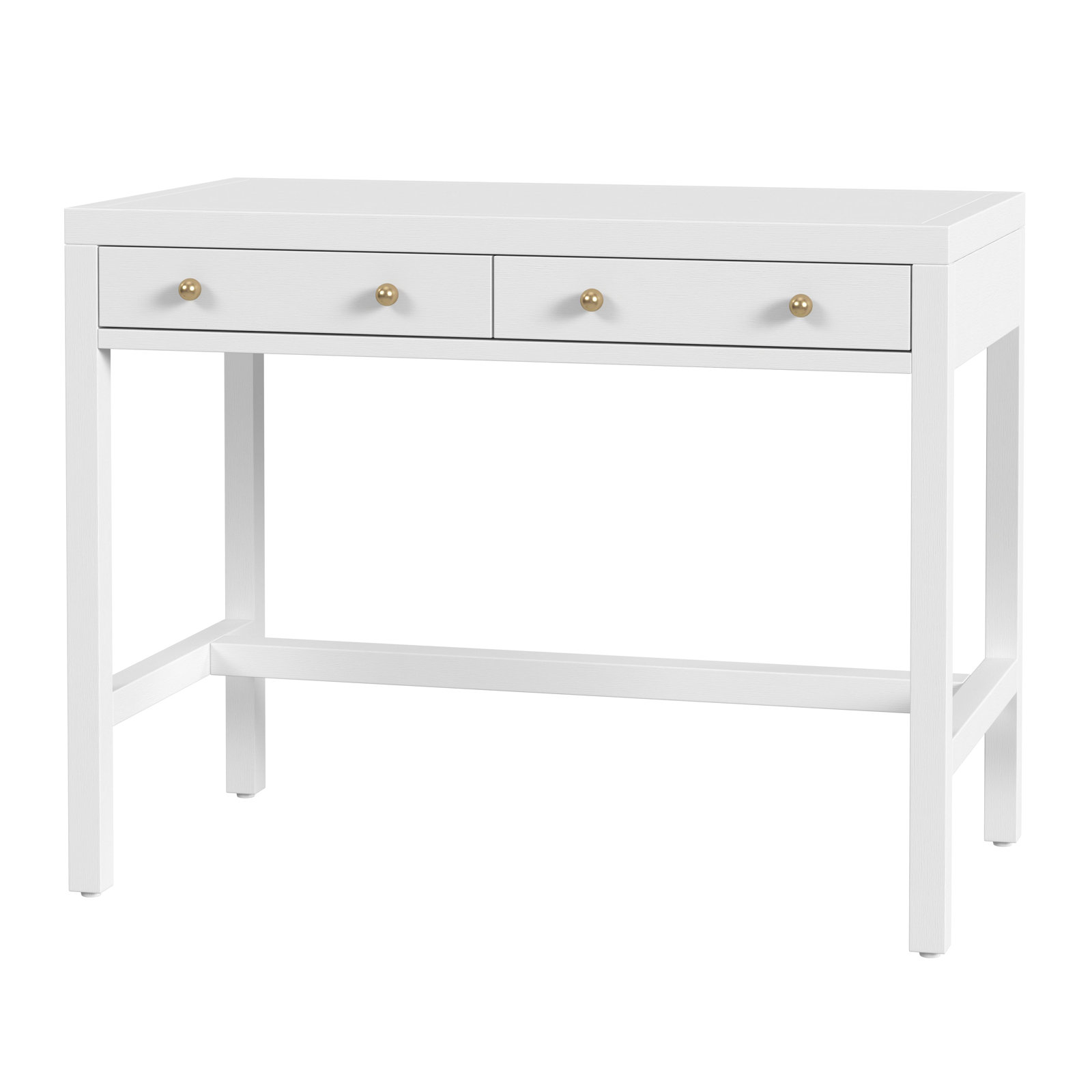 Celine 40" Writing Desk, Textured White