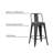 24"Metal Barstool (No Including  Table)