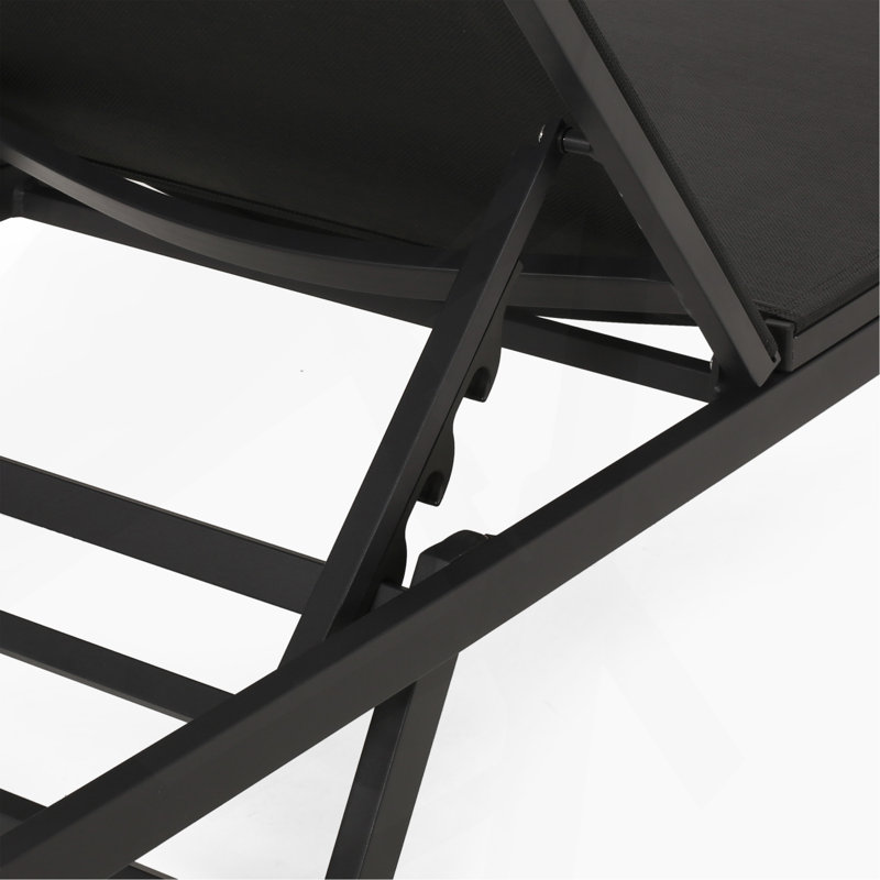 SALTON CHAISE LOUNGE, Black