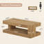 47.24'' Rectangular Coffee Table For Living Room, Farmhouse 2-tier Accent Centre Tea Cocktail Table With Storage-1147652822