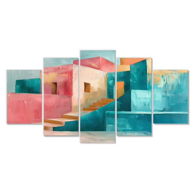 Yohann - Ensemble d'art mural sur toile City Buildings