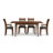 Sarah 4 - Person Solid Wood Top Four Leg Dining Set-16848868-37101027-39921254