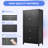 Bathroom Storage Cabinet, Cabinet With Two Doors And Drawers, Adjustable Shelf, MDF Board-1433642162