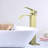 Single Handle Single Hole Bathroom Faucet With Deckplate And Waterfall Spout ( 1 Pack )-111845738