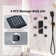 12" Flush Mounted Luxury Thermostatic Rainfall Shower System with LED and 6 Body Jets