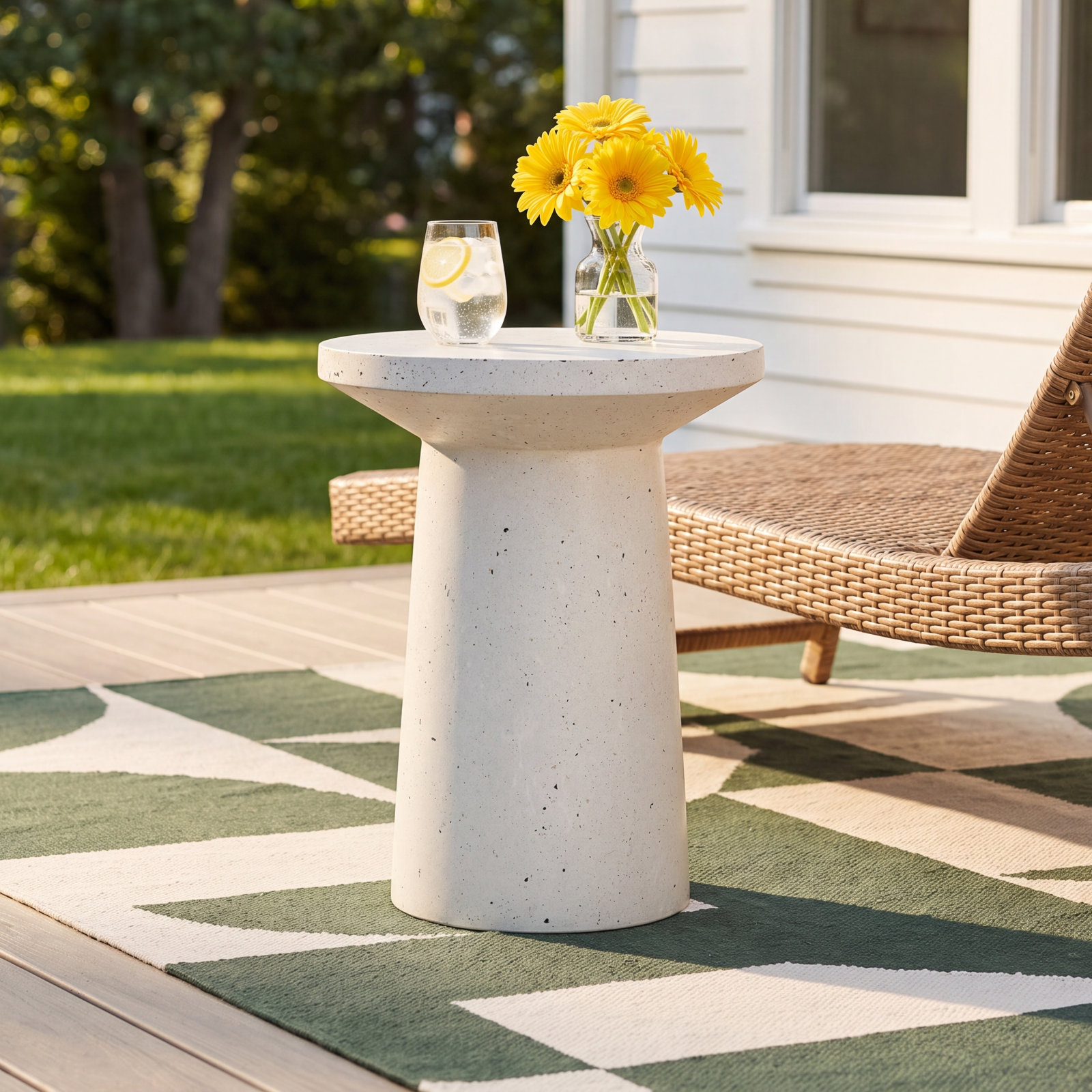 19" Patio Side Table