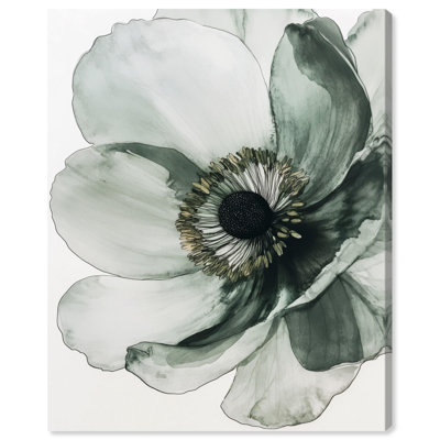 Toile délicate, étamine II, fleurs minimalistes par Art Remedy