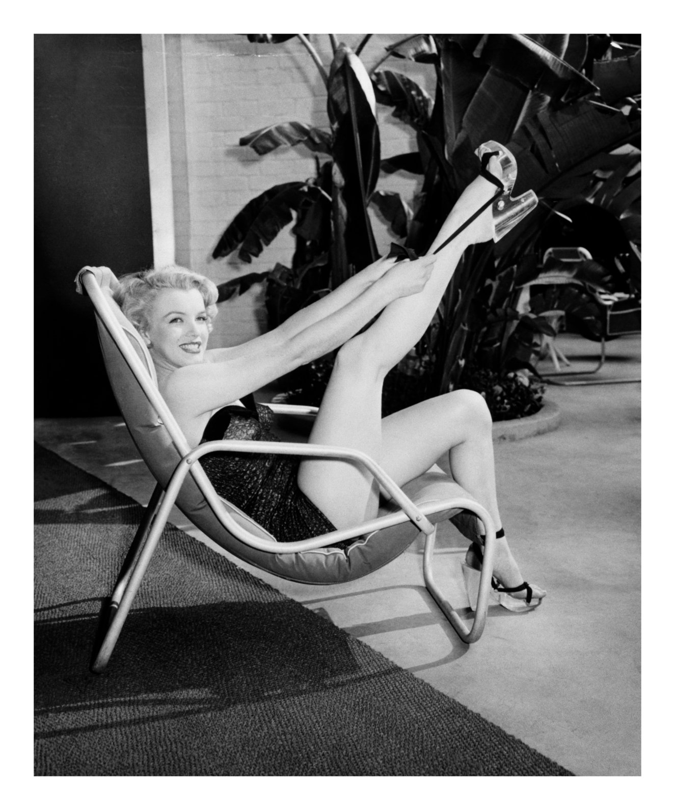 Marilyn Monroe in a bathing suit print by Celebrity Collection