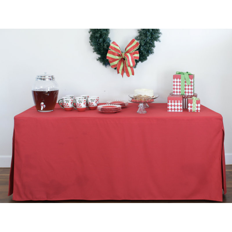 Tablevogue Table Cover, Red Picnic Plaid, 72" L x 30" D