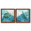 «Delray Sea Turtle I», ensemble de 2 peintures sur toile encadrées-925054277-925054329