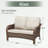 50'' Wicker Outdoor Loveseat-102237731