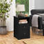 Laverriere 40cm W Manufactured Wood Bedside Table-852752888