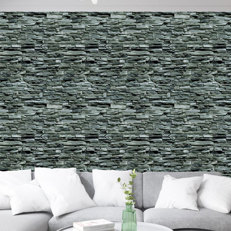 Rouleau de papier peint adhésif lisse L 126 po x l 24 po Hondo