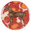 EQUUS DINNER PLATES S/4