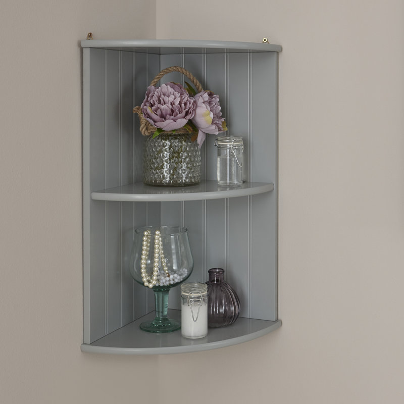 Symons 2 Piece Wood Bathroom Cabinet, Grey
