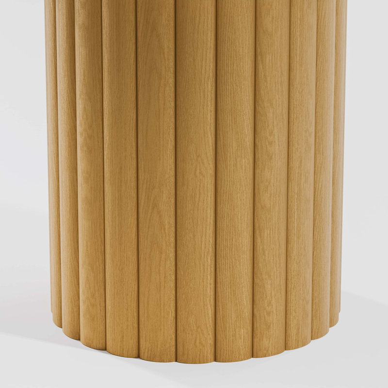 Table de salle à manger en bois massif, Chêne, H 30 po x L 52 po x l 52 po