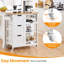 Solid Wood Top Kitchen Island-114815468