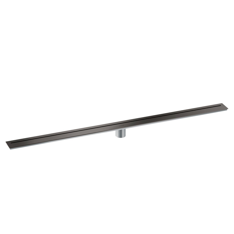 AXOR Drains Floor Installation 47 1/4", Brushed Black Chrome