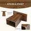 Table de bout en bois 23,62 po