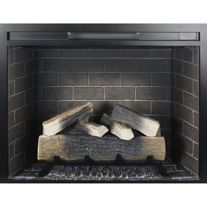 33" Infrared Electric Fireplace: Smokeless Firebox, Touch Panel Control, 1500W Heat, 4 Flame Colors, Adjustable Brightness, /Ul , 5000 /H, 400 Sq. Ft. Heating Area, 2 Installation Ways, 3D Effect