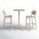 Farrah Square Bar Set With 2 Barstools
