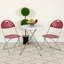 Plastic Fan Back Folding Chair-99620370