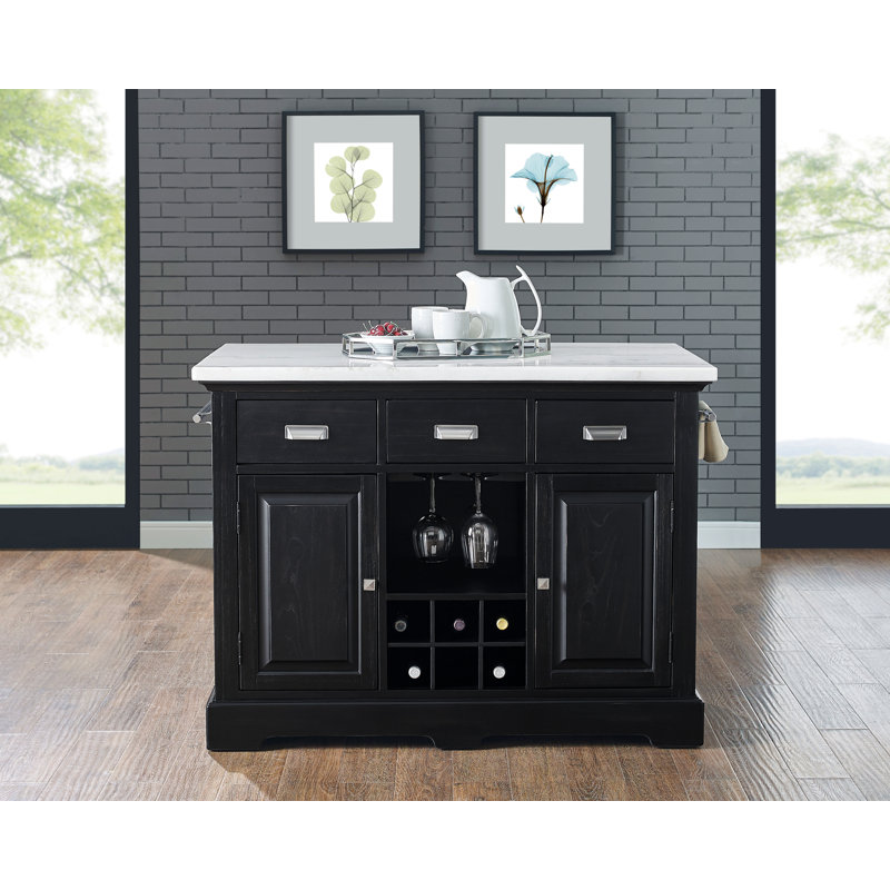 Kitchen Island - Black